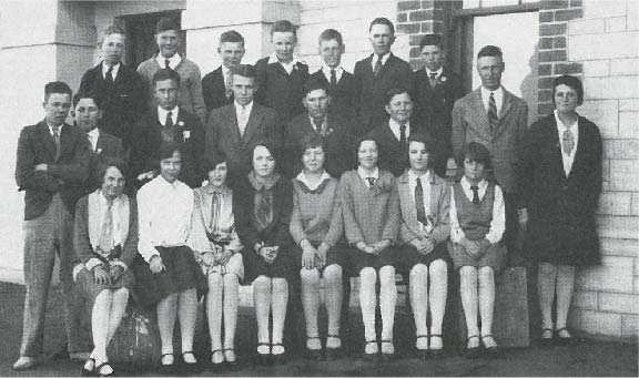 Quorn High School 1921 Class Photo